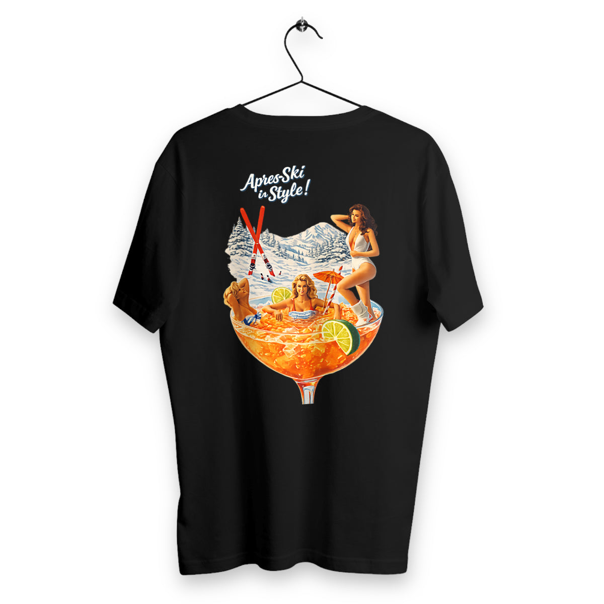 t-shirt Homme Après ski - dos_noir