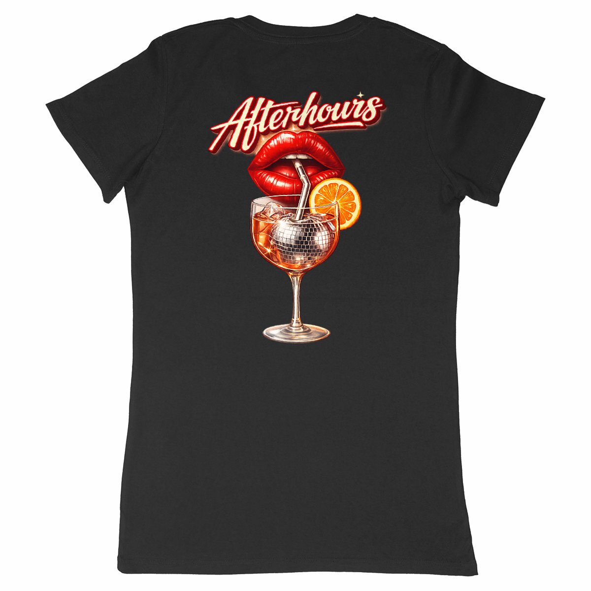 T-shirt Femme année 90' - dos_noir