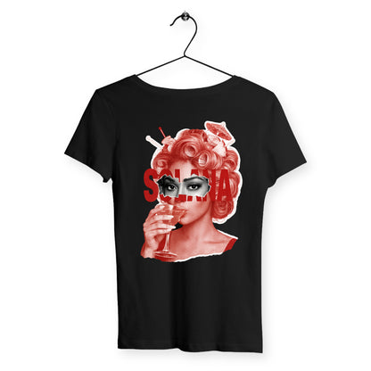 T-shirt Femme sol'10 - dos_noir
