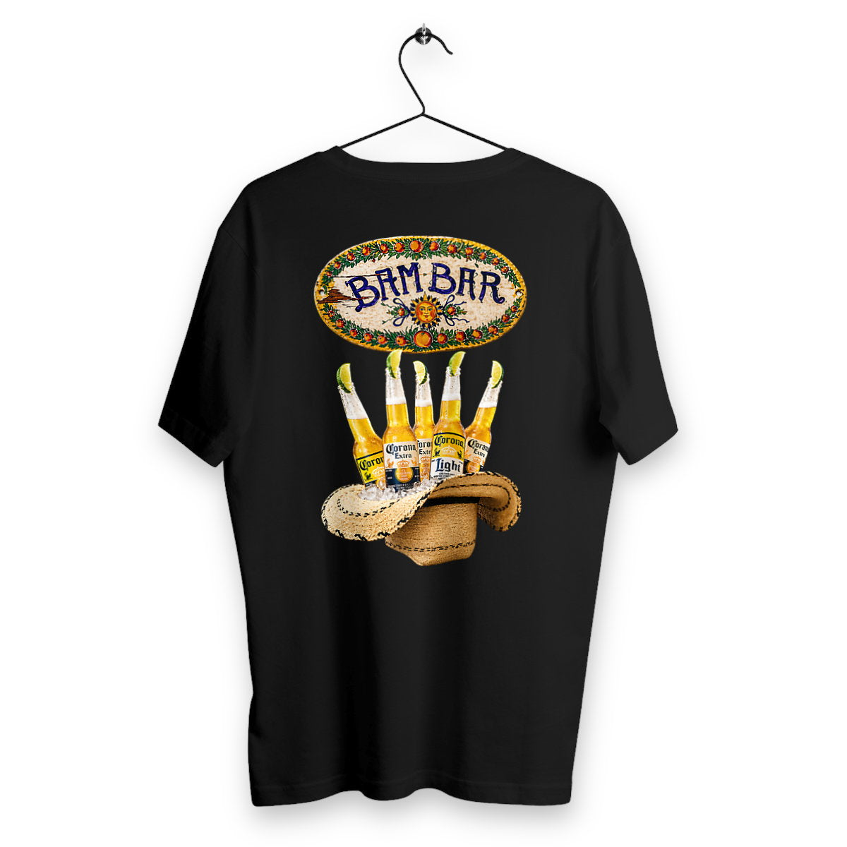 T-shirt Homme Bam Bar - dos_noir