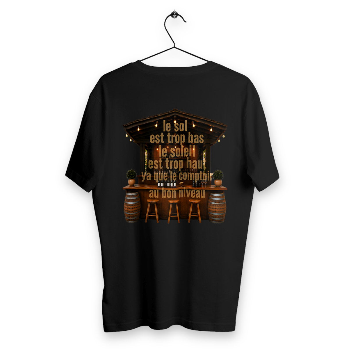 T-shirt Homme Bodega - dos_noir