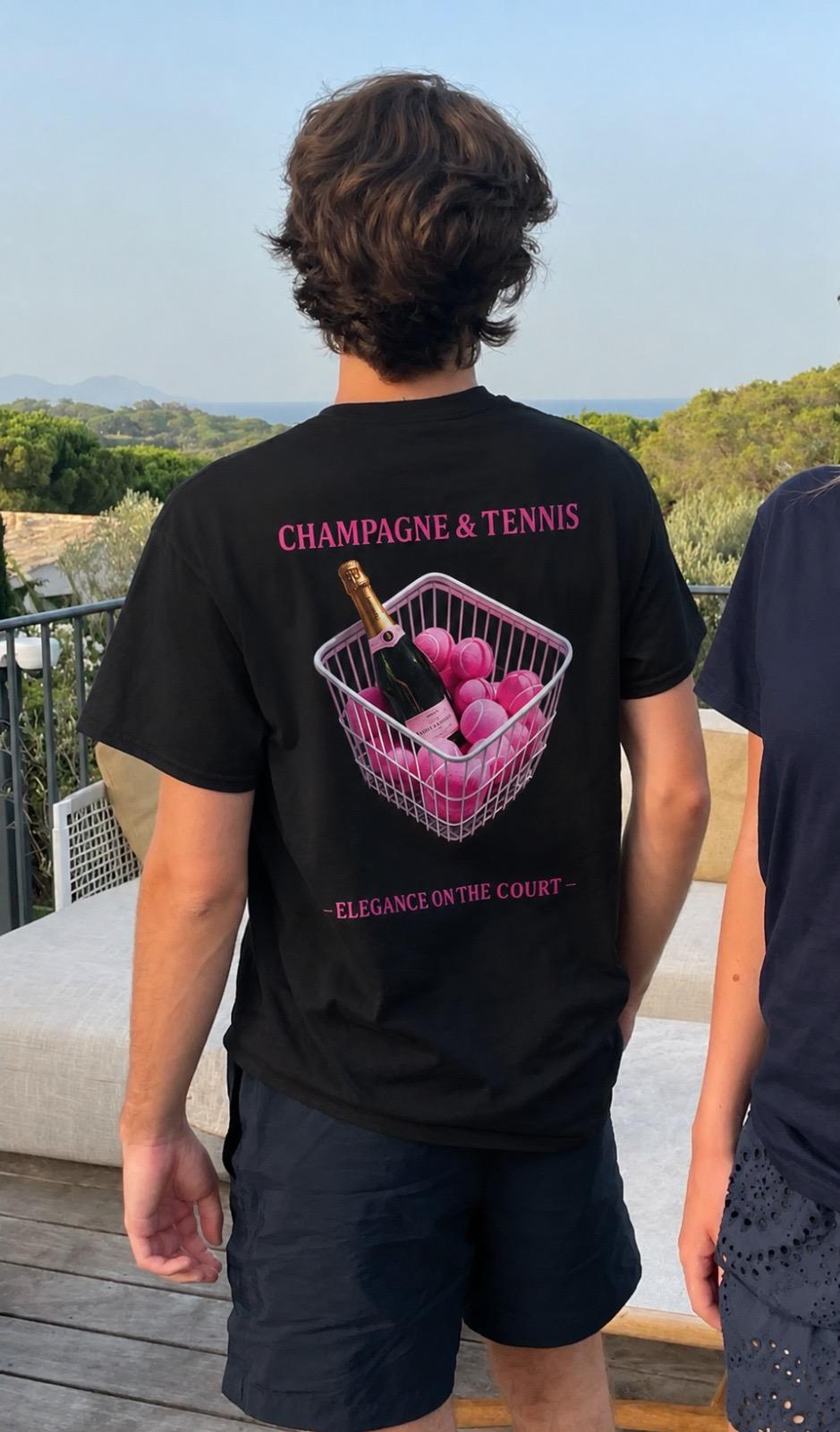 T-shirt Homme Champagne &amp; Tennis