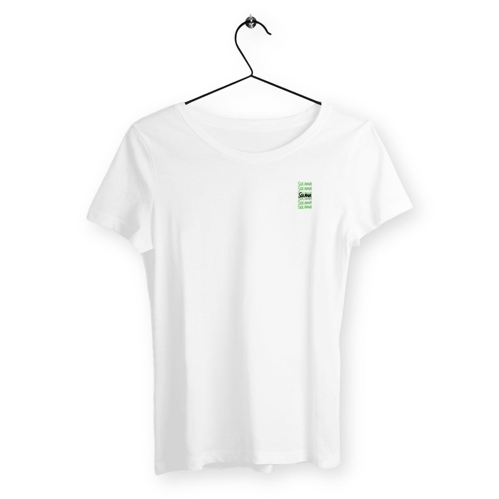 T-shirt Femme Matcha club - face_blanc