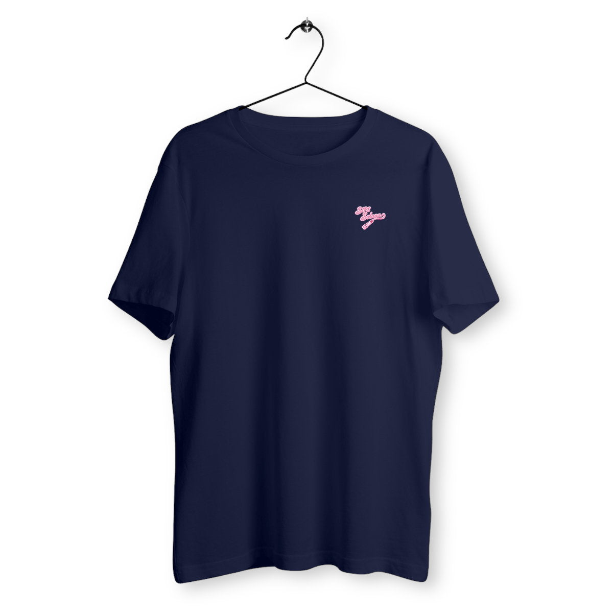 T-shirt Homme Fille A Papa - face_bleumarine