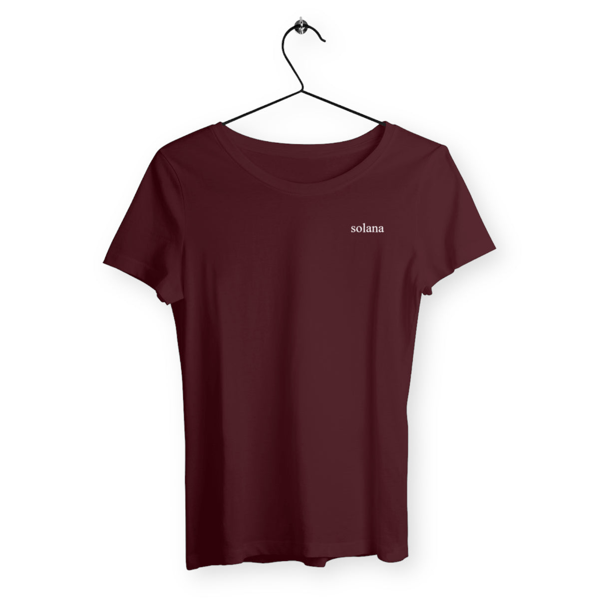 T-shirt Femme Belivante - face_bordeaux