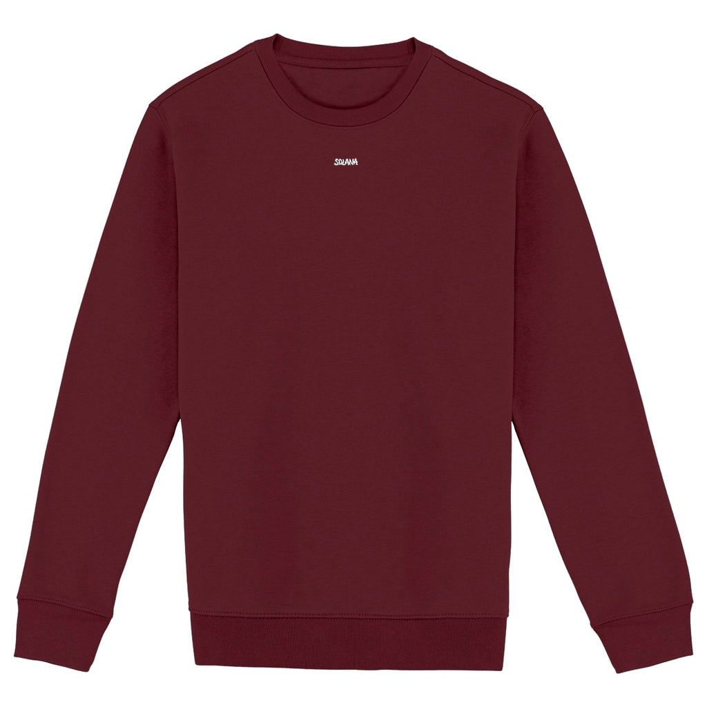 Sweat Solassiette Unisexe - face_bordeaux