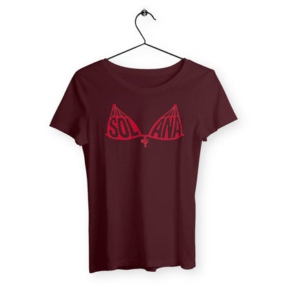 T-shirt Femme Bikini - face_bordeaux