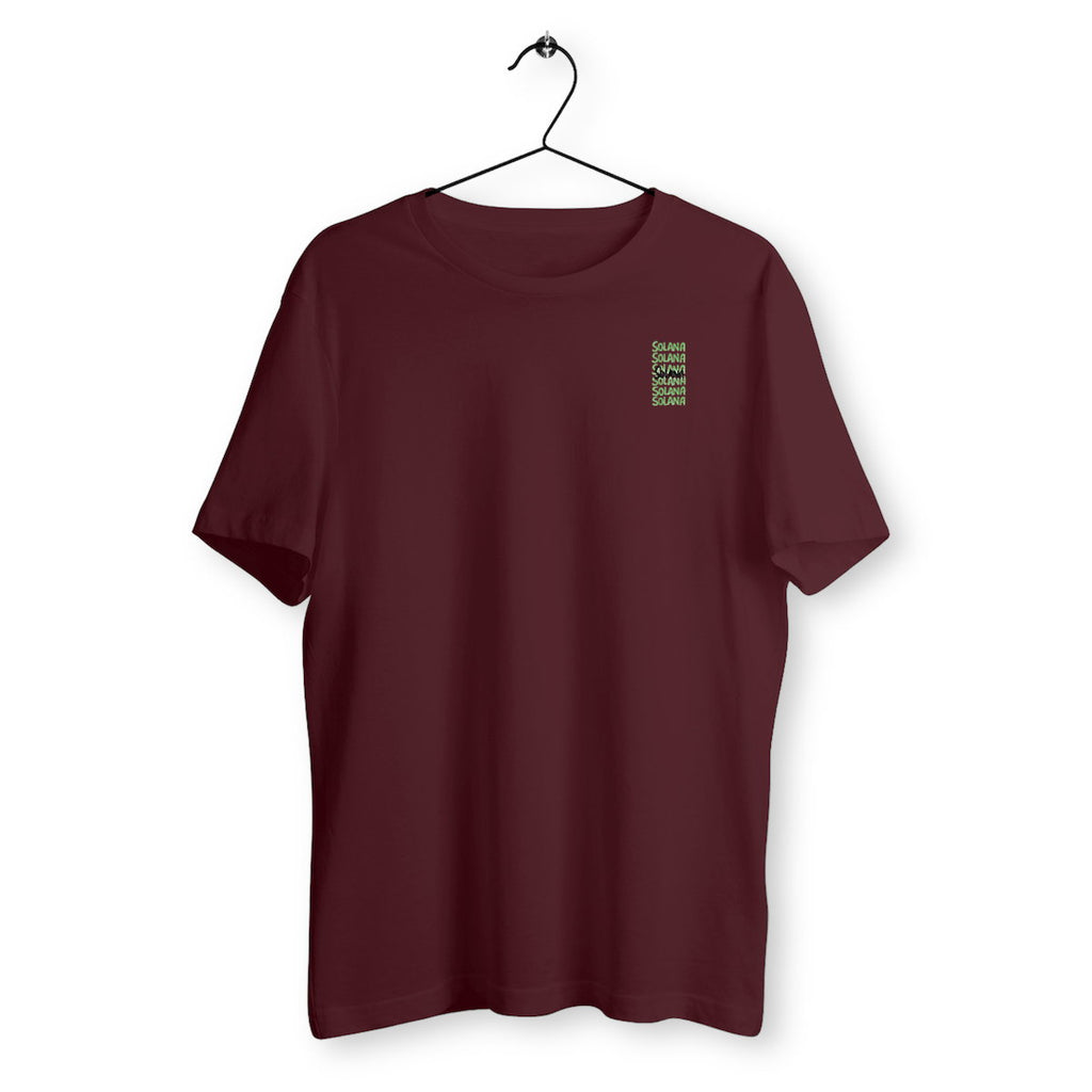 T-shirt Homme Matcha club  - face_bordeaux
