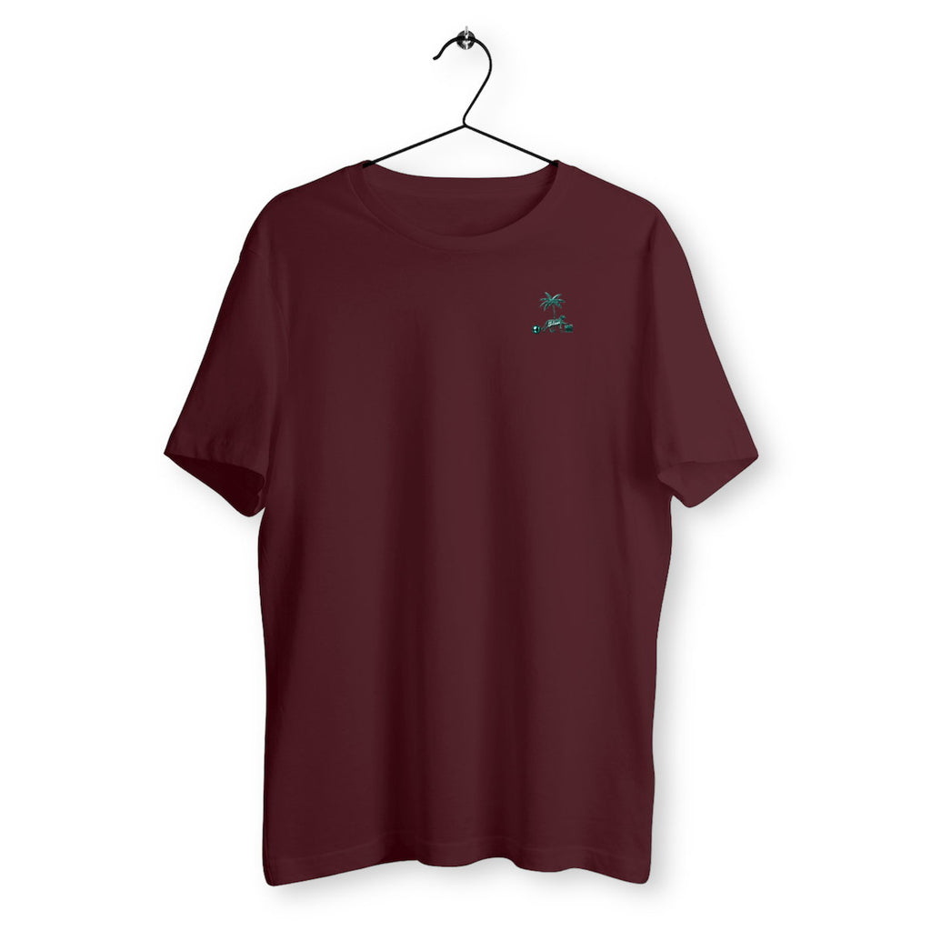 T-shirt Homme Émeraude - face_bordeaux