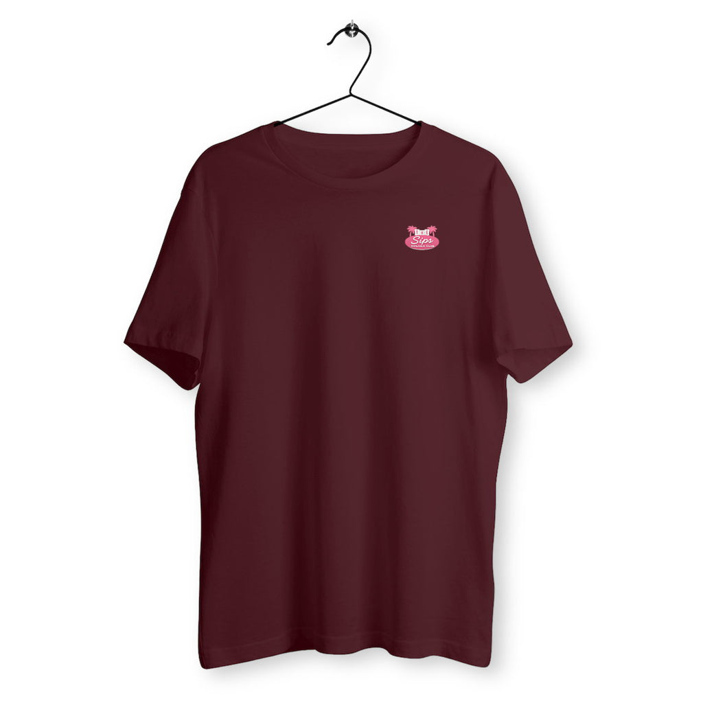 T-shirt Homme School Club - face_bordeaux
