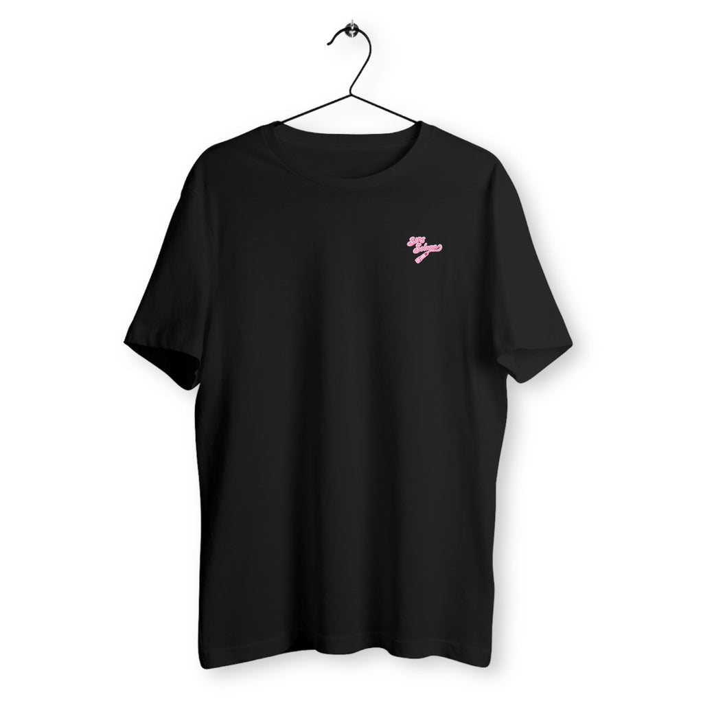 T-shirt Homme Fille A Papa - face_noir